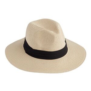 World Market Panama Hat With Black Band
